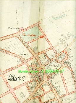 Nordkirchen 1 Karte von 1905 Dorfplanung