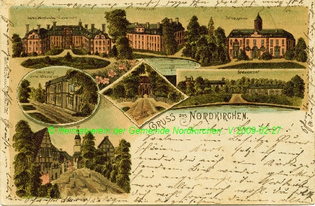 Nordkirchen 2 Alte Postkarte um 1895 2