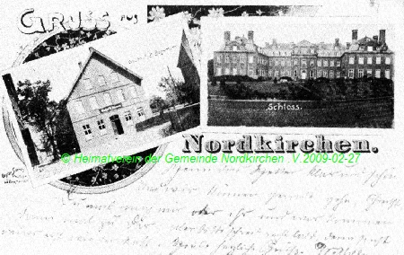 Nordkirchen 2 Alte Postkarte um 1900 2