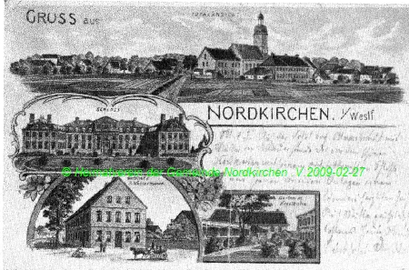 Nordkirchen 2 Alte Postkarte um 1900