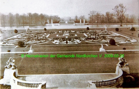 Schloss 1913 Barockgarten