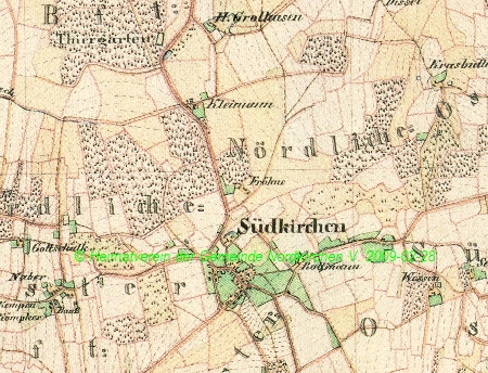 Sdkirchen 1 AA Karte von 1848