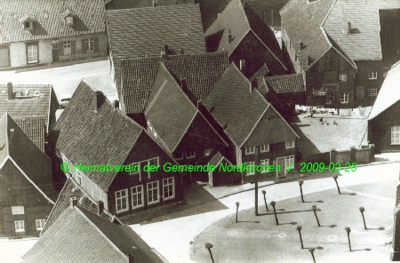 Sdkirchen 3 Luftansicht Kirchplatz um 1950 2
